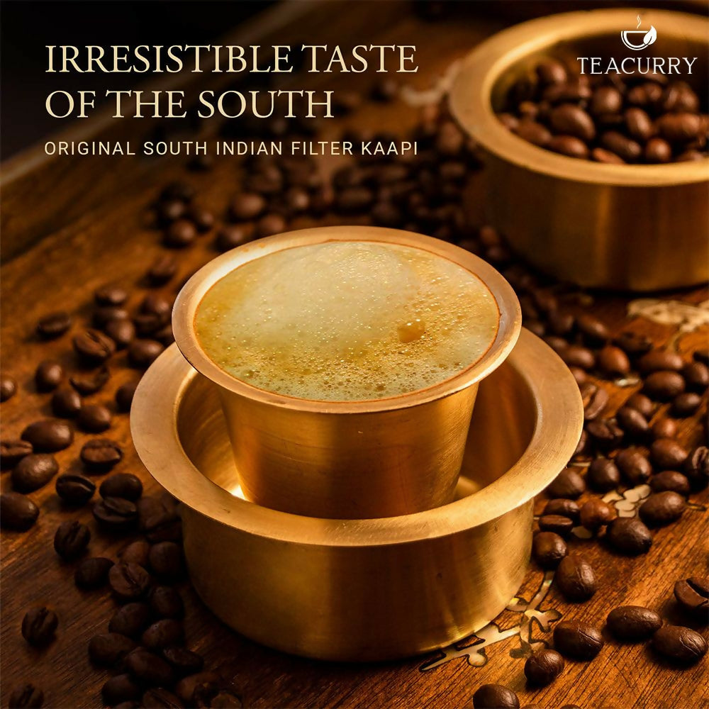 Teacurry South Indian Filter Coffee (100% Arabica Ground Coffee) for Authentic South Indian Taste - Kaapi Coffee - Swadesiicart