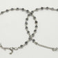NVR Women's Set of 2 Silver-Plated German Silver Anklets | Swadesiicart