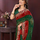 Ai Fashion Green Georgette Digital Print Party Wear Saree