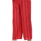 Asmaani Red Color Rayon Fabric Stripped Palazzo