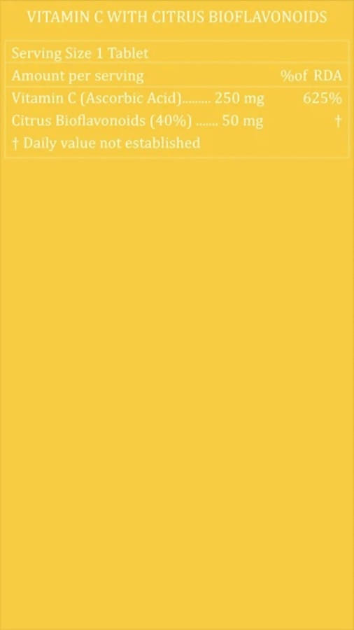 Purayati Vitamin C with Citrus Bioflavonoids Tablets | Swadesiicart