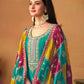 Anaita Blue Embroidered Soft Organza Salwar Suit