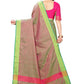 Vamika Banarasi Jacquard Weaving Green Saree | Swadesiicart