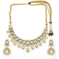 Maharani Kundan Choker with Earrings- Ruby Raang | Swadesiicart