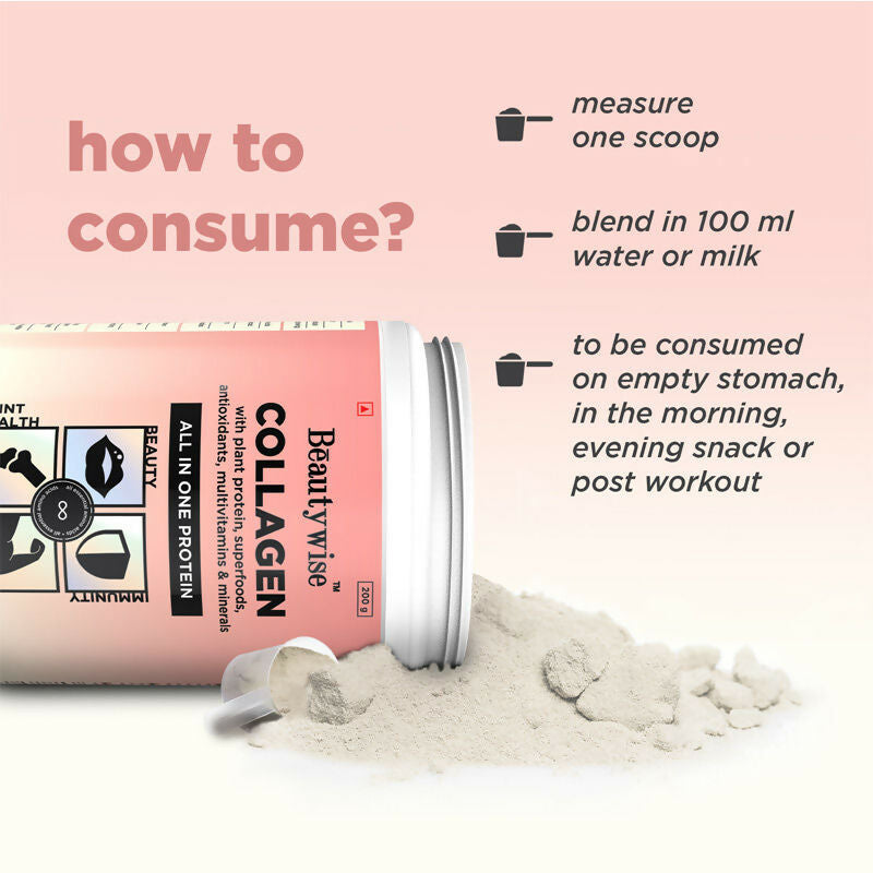 Beautywise All In One Collagen Proteins - Apple | Swadesiicart