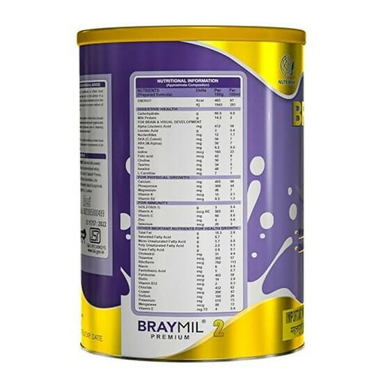 Braymil Premium 2 Follow Up Formula for 6-12 Months Powder | Swadesiicart