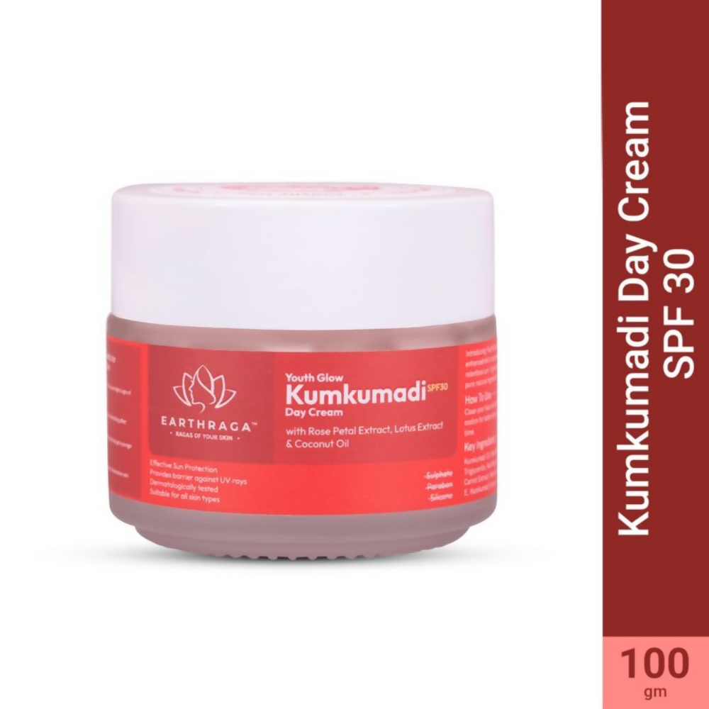 Earthraga Kumkumadi Day Cream SPF 30 | Swadesiicart