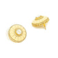 Women's Kundan Pearl earrings - Ruby Raang | Swadesiicart