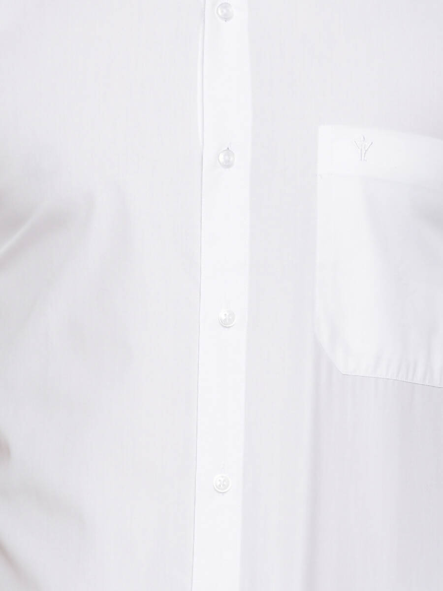 Ramraj Cotton Mens Half Sleeve Formal 100 % Cotton White Shirt | Swadesiicart