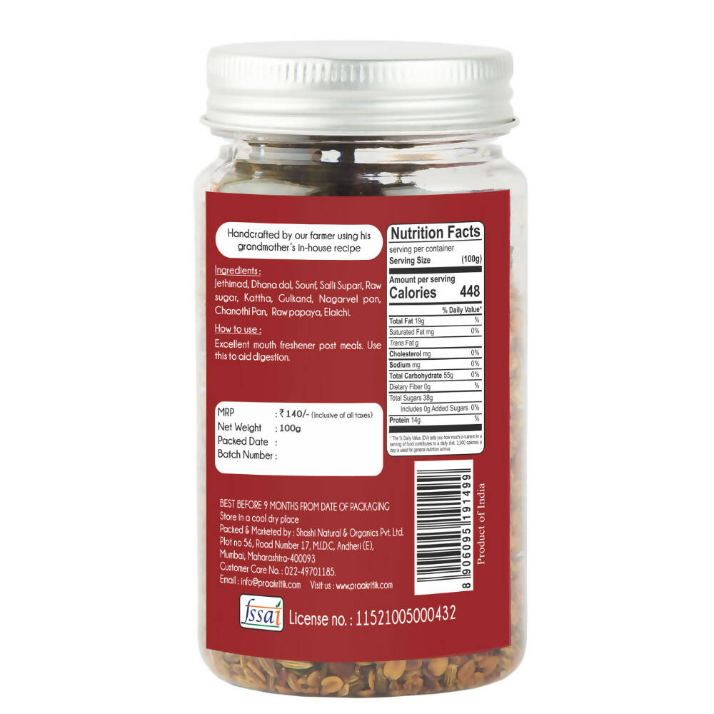 Praakritik Natural Pan Mukhwas - Swadesiicart