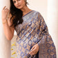 Joban Fashion Lavender Pure Katan Pure Handloom Banarasi Silk Saree | Swadesiicart