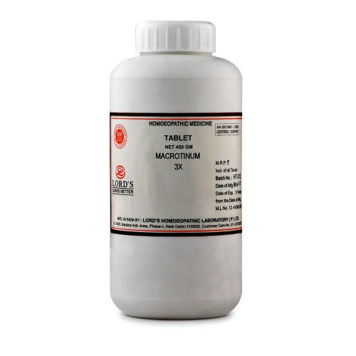 Lord's Homeopathy Macrotinum Tablets | Swadesiicart