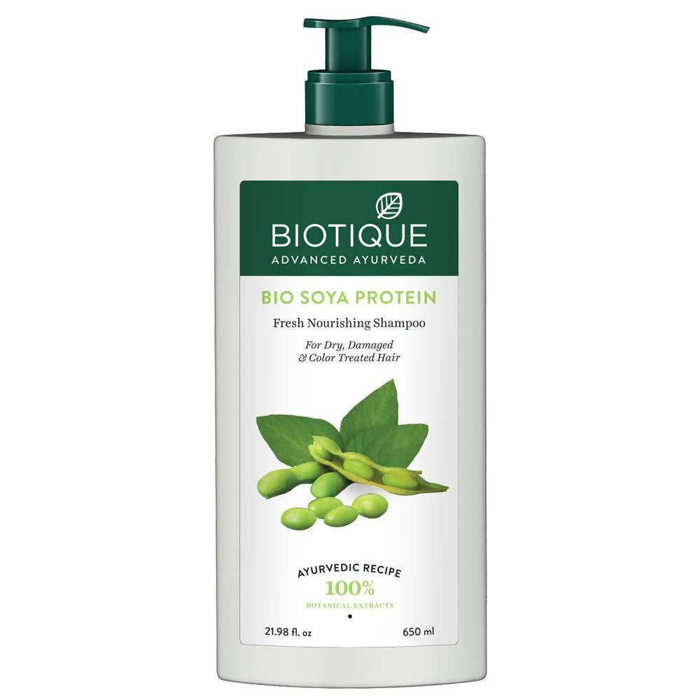 Biotique Advanced Ayurveda Bio Soya Protein Fresh Nourishing Shampoo 650Ml