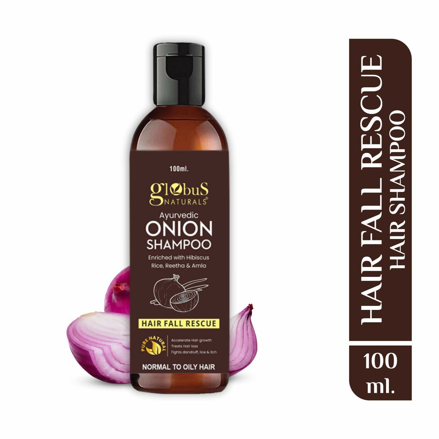 Globus Naturals Onion Shampoo | Swadesiicart