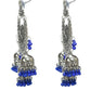 Mominos Fashion Johar Kamal Silver Jhumkas With Maang Tikka Earrings - Swadesiicart