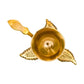 Spillbox Gold-Toned Brass 3 leaf Nanda Pooja Essential | Swadesiicart