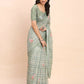 Shree Shyam Fashion Linen Cotton Light Green Saree