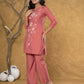 Yufta Rust Co-Ord Set - Swadesiicart