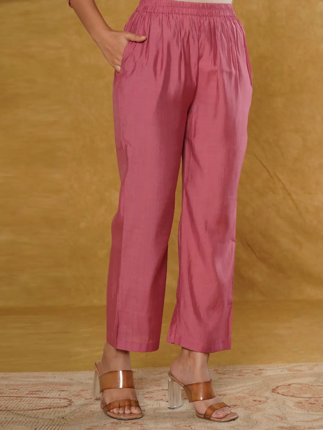 Yufta Rust Co-Ord Set - Swadesiicart
