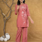 Yufta Rust Co-Ord Set - Swadesiicart