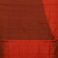 Rust Uppada Silk Handloom Saree with Raising Temple Design - Global Threads | Swadesiicart