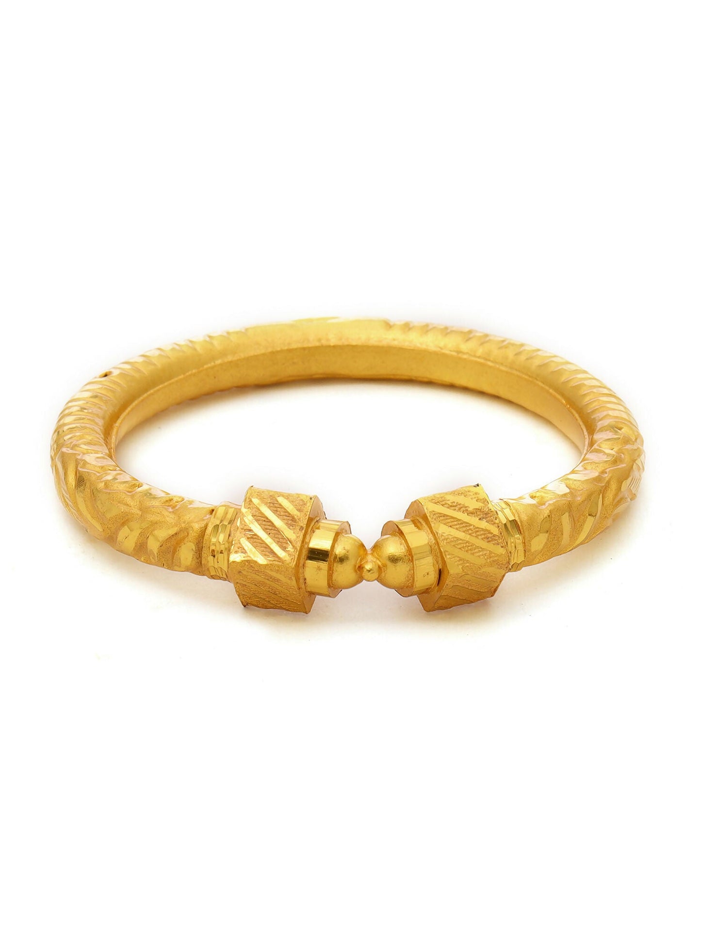 Ruby Raang Golden Bangle | Swadesiicart