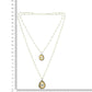 Beaded Chain with Kundan Drop necklace ru raang - Ruby Raang | Swadesiicart