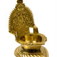 Spillbox Gold-Toned Brass Kamachi Diya Pooja Essential | Swadesiicart