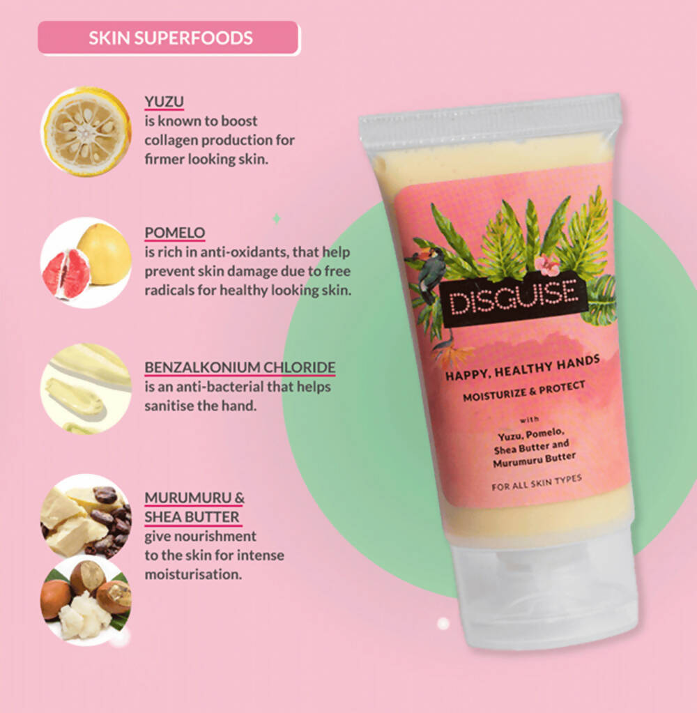 Disguise Yuzu & Pomelo Hand Cream - Swadesiicart