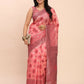 Shree Shyam Fashion Linen Cotton Peach Saree