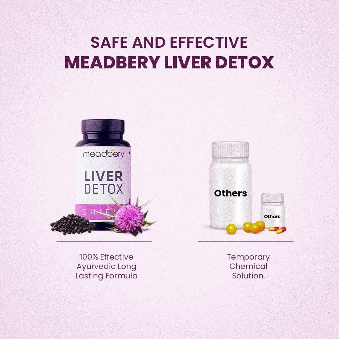 Meadbery Liver Detox Tablets - Swadesiicart