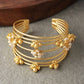 Mominos Fashion Johar Kamal Matt Golden Ghungroo Bracelet