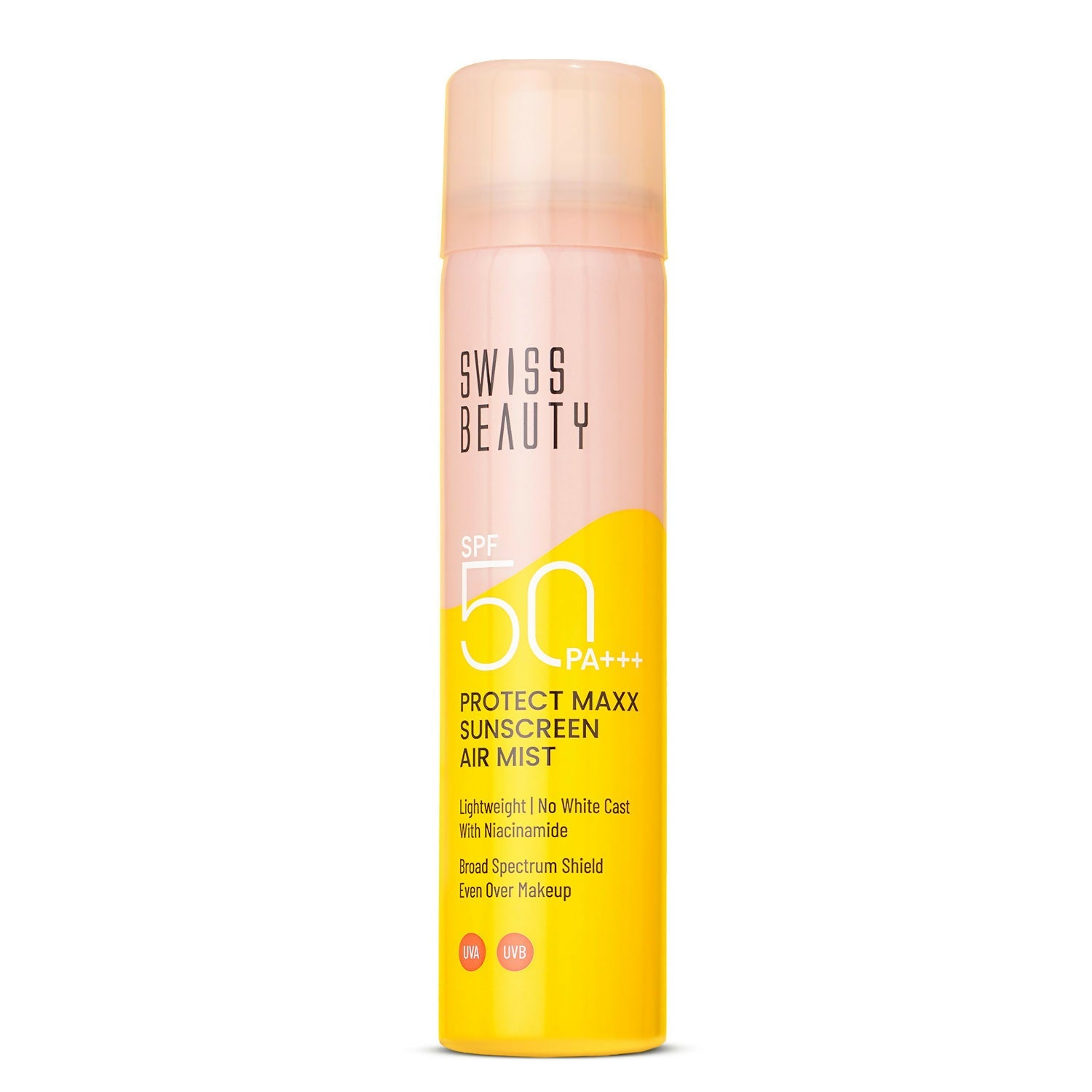 Swiss Beauty Protect Maxx Sunscreen Air Mist With SPF 50 PA+++ | Swadesiicart