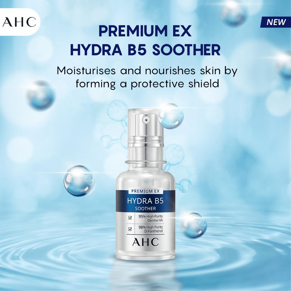 AHC Premium EX Hydra B5 Soother Hydrating Serum - Korean skincare | Swadesiicart