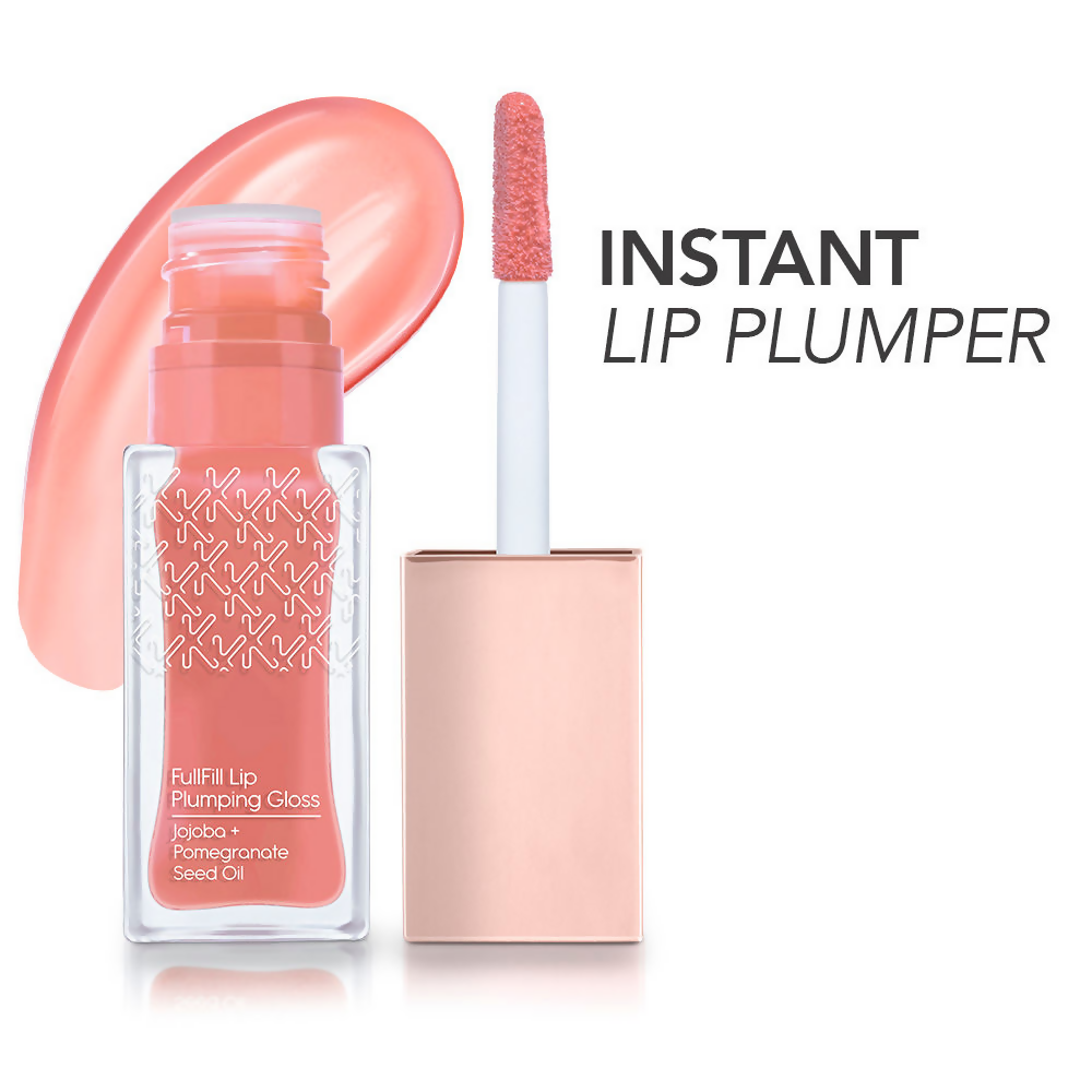 Kay Beauty FullFill Tinted Lip Plumping Gloss - Need Coffee | Swadesiicart