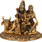 Collectible India Handcrafted Shiva Parvati Ganesh Idol - Swadesiicart