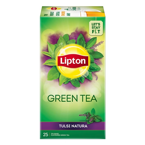Lipton Tulsi Natura Green Tea Bags - Swadesiicart