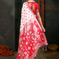 Shree Shyam Fashion Devistuti Red White Linen Cotton Saree
