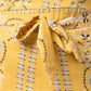 PAVONINE Mustard Color Printed Crop Top And Flared Palazzo Set For Girls & Women - Swadesiicart