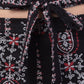 PAVONINE Black Color Printed Crop Top And Flared Palazzo Set For Girls & Women - Swadesiicart