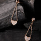 Gold-Polished With Pink Beaded Leaf Drop Earring For Women - Wahe Jewels - Swadesiicart