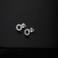 Set Of 2 Gold-Polished With Enamel & Cz Stud Earring For Girls - Wahe Jewels - Swadesiicart