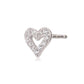 Rhodium Plated Teardrop Drop Earring With Dangling Pearl For Women - Wahe Jewels - Swadesiicart