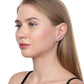 Rhodium Plated Butterfly Cz Stud Earring For Women - Wahe Jewels - Swadesiicart