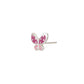 Rhodium Plated Butterfly Cz Stud Earring For Women - Wahe Jewels - Swadesiicart
