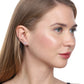 Premium Jwlry - Silver & White Toned Pearls Studded Rhodium - Plated Contemporary Handcrafted Drop Earrings - Wahe Jewels - Swadesiicart