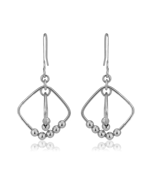 Gold-Polished Cz Contemporary Drop Earring For Women - Wahe Jewels - Swadesiicart