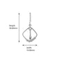 Gold-Polished Cz Contemporary Drop Earring For Women - Wahe Jewels - Swadesiicart