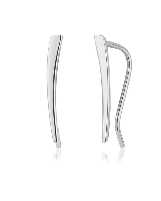 Premium White Pearl With Rhodium Plated And Cz Drop Earring - Wahe Jewels - Swadesiicart