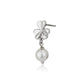 Premium Jewellery - Silver Toned Cz Studded Rhodium - Plated Teardrop Shaped Handcrafted Drop Earrings - Wahe Jewels - Swadesiicart